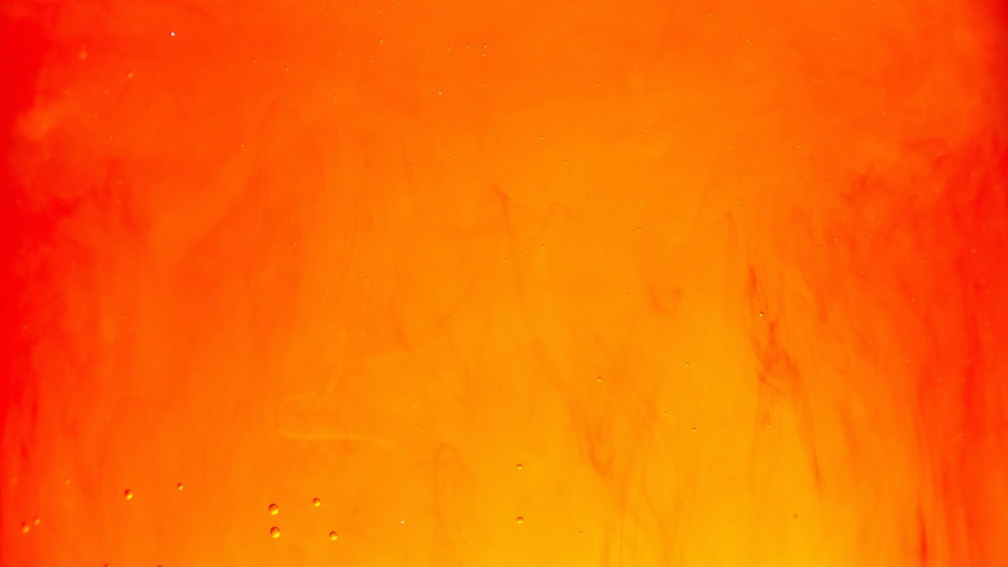 Bright orange abstract background with swirling patterns and subtle texture for visual interest.